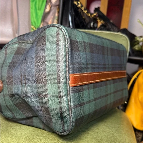 Vintage Polo Ralph Lauren Boston Bag Plaid - Picture 6 of 13
